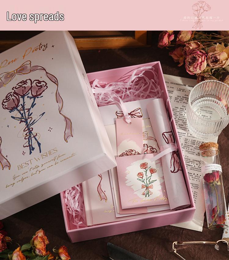 Exquisite Rose Diary: Artistic Japanese Notebook