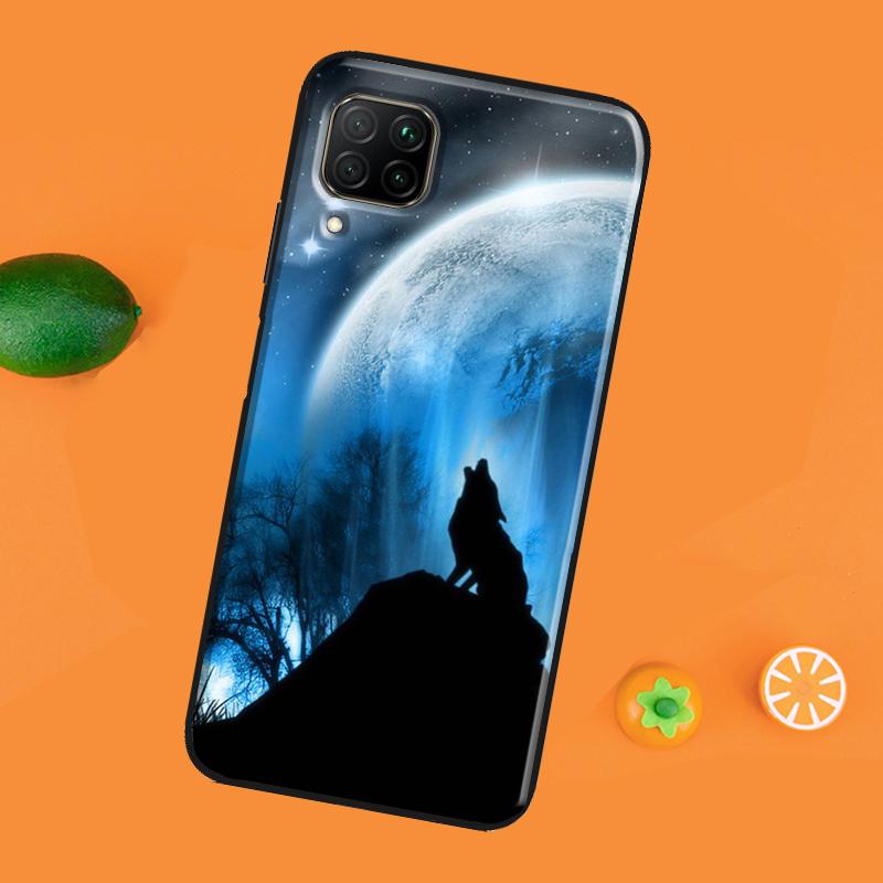 Mond Heulender Wolf Für Honor 50 Hülle 8X 9X 10i Hülle Für Huawei Nova 5T P Smart 2021 P20 P30 P40 Lite Pro
