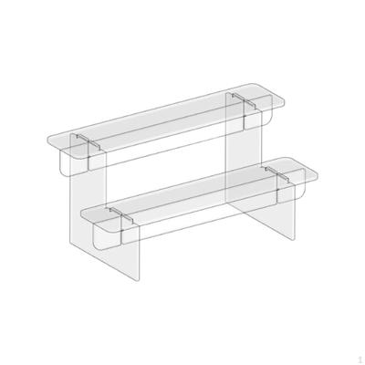 Acryl-Displayständer, erhöhtes Regal, multifunktionaler Schmuck für