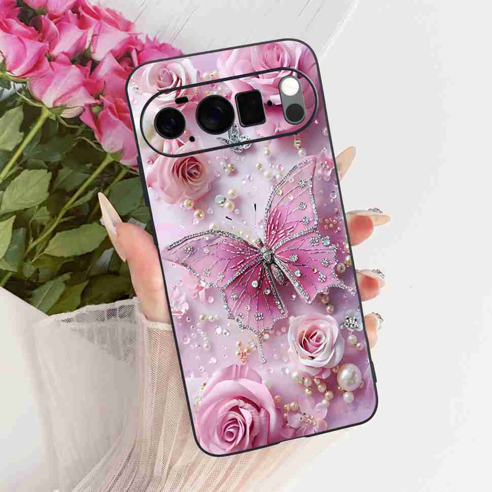 For Google Pixel 10 Pro 5G Case Fashion Painting Silicone TPU Black Soft Cover For Google Pixel 10Pro GEHN3 Phone Cases Bumper