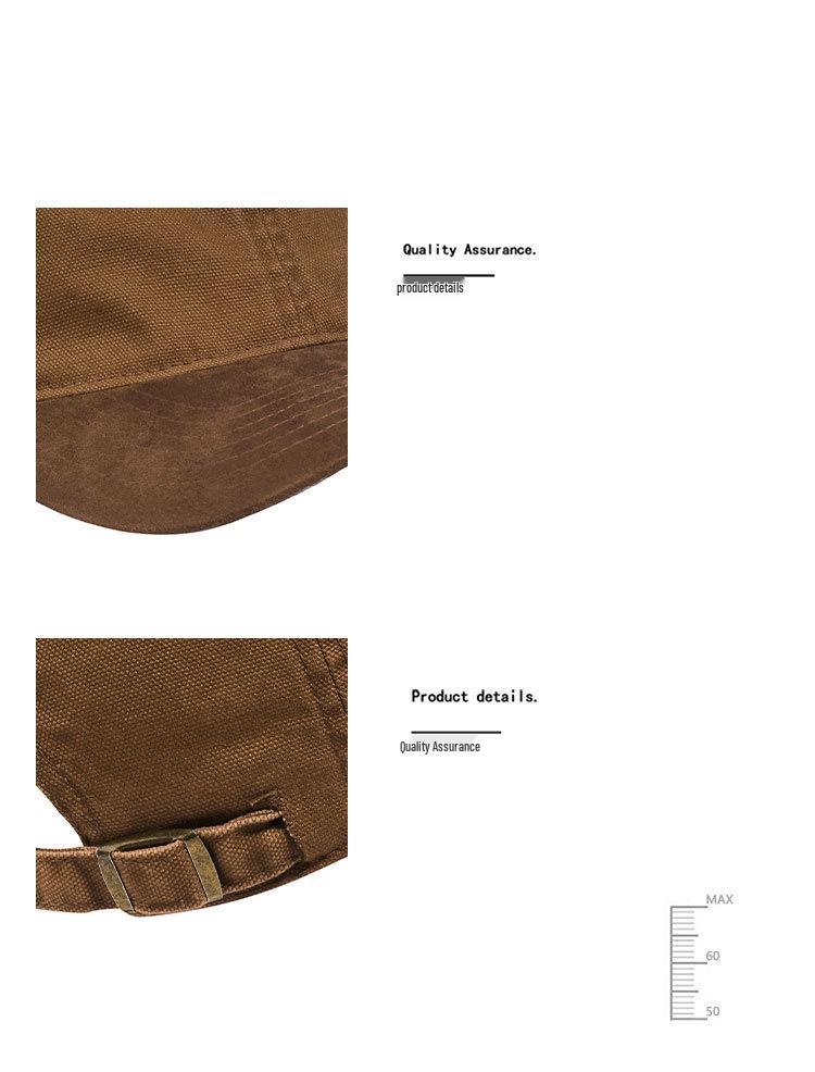 Unisex Japanese Suede Patchwork Duckbill Cap - Colorblock Canvas Summer Hat