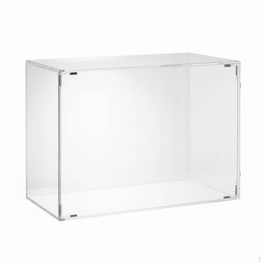 Acrylic Display Box Dustproof Blind Storage Shelf High Clarity