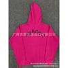 Sp1der Rapper YoungThug Same Foam Letter 555555 Couple Hoodie Pink Sweatshirt