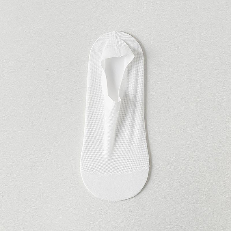 Pánské ponožky Letní Tenká síťovina Prodyšná Protiskluzová Neviditelná Mělká ústa Lodní ponožky Bavlna Podrážka Volný čas Nízké sudové punčochy