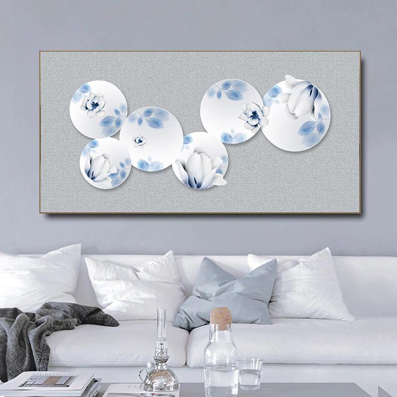 Pictură frumoasă de peisaj Pictură Frumusețea și lebăda albă Sufragerie Imprimare pânză Pictură în ulei Pictură decorativă Verandă