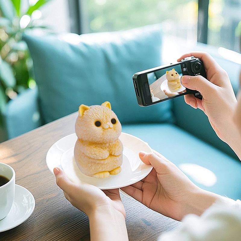 Cat Shape Chocolate Candy Molds Silicone Baking Mold For Chocolate Mousse Pudding Cake Ice Cube Tray Wedding Festival Diy Crafts