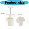 Jades Cabbage Pastries Molds Hand Pressed Mooncakes Maker Bean Pastes Cake Mould Dessert Bakewares for Cooking Lover
