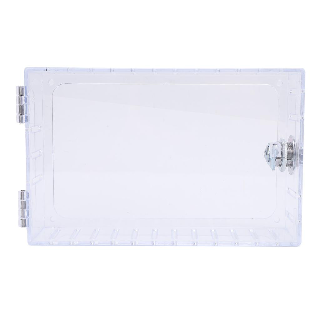 Transparente Thermostat-Schutzabdeckung mit Schlüssel Thermostatschutz Passend für Thermostate 6,1x3,95x2 Zoll oder kleiner