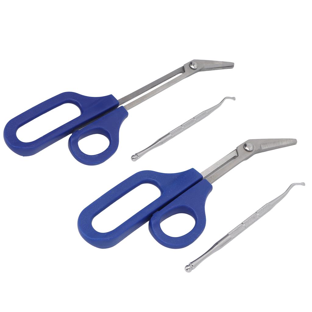 Long Handled Toenail Scissors Ergonomic Toe Nail Clippers Ingrown Toenail File for Elderly Pregnant