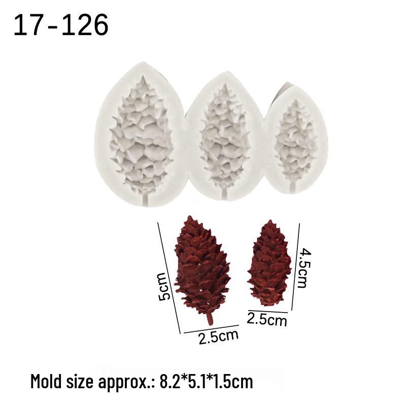 Silicone Pinecone Mold for Cake and Christmas Decorations