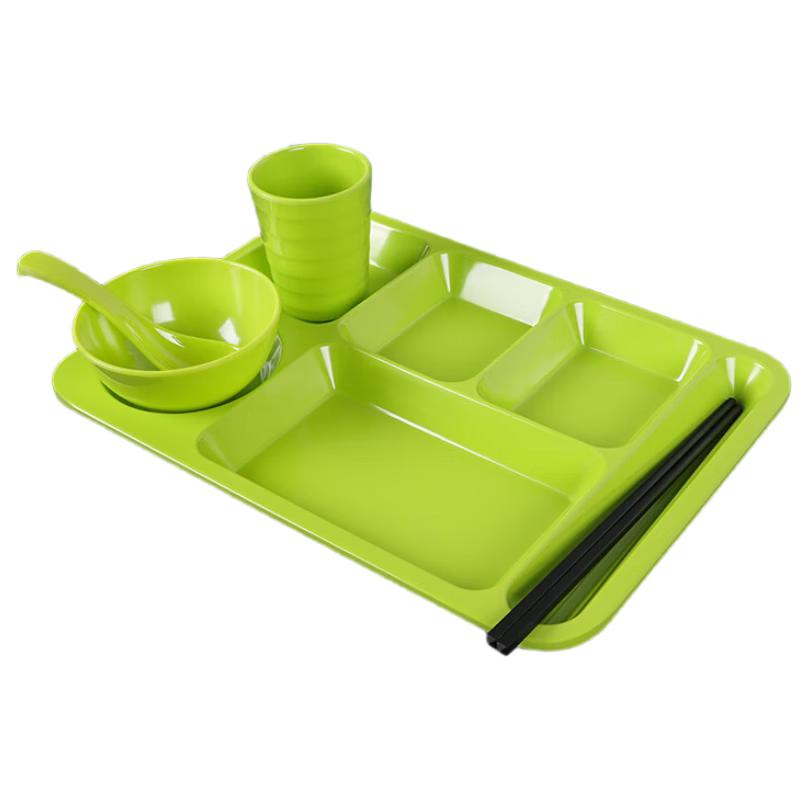 Melamine Rectangular Divided Dinner Plate