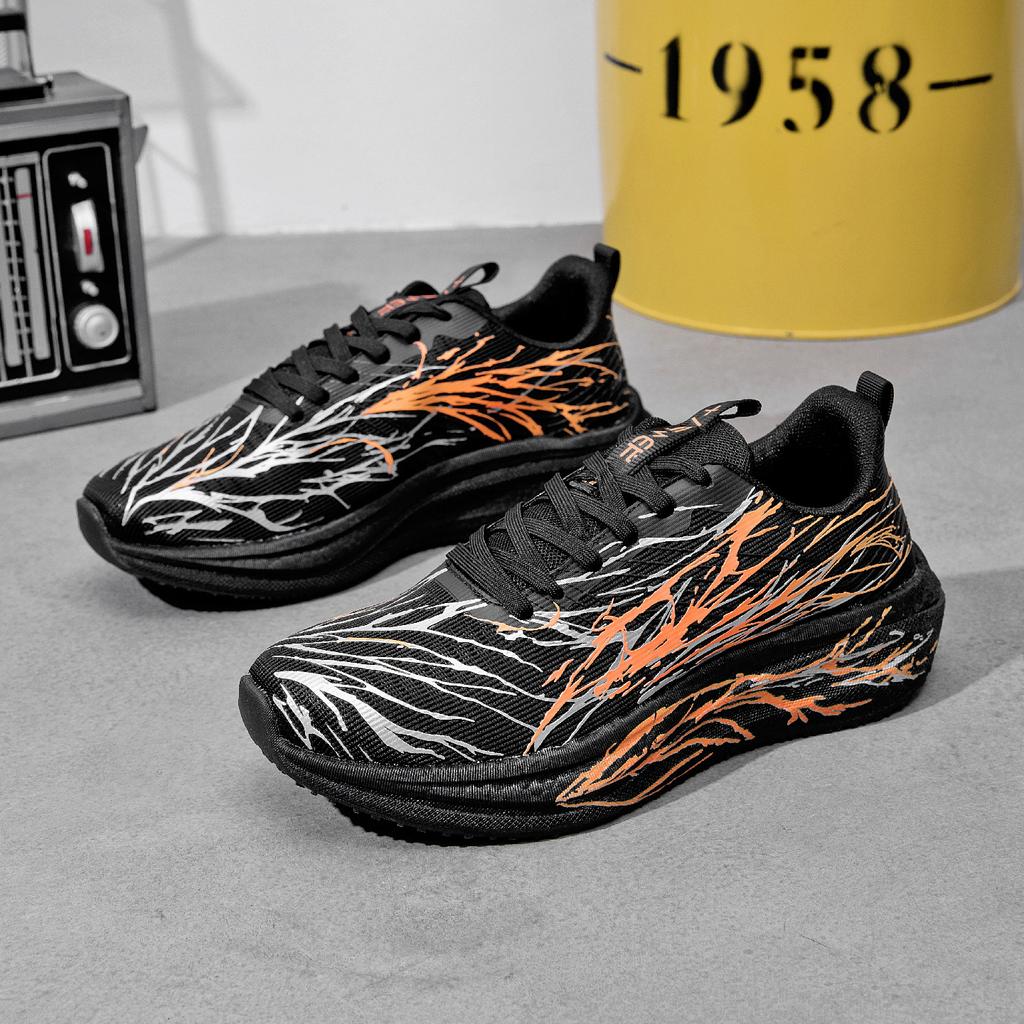 Fashion Sports Men's Women Running Shoes Marathon Breathable Rebound Air-cushion Sneakers Couple Wear-resistant Basketball Trainers36-44