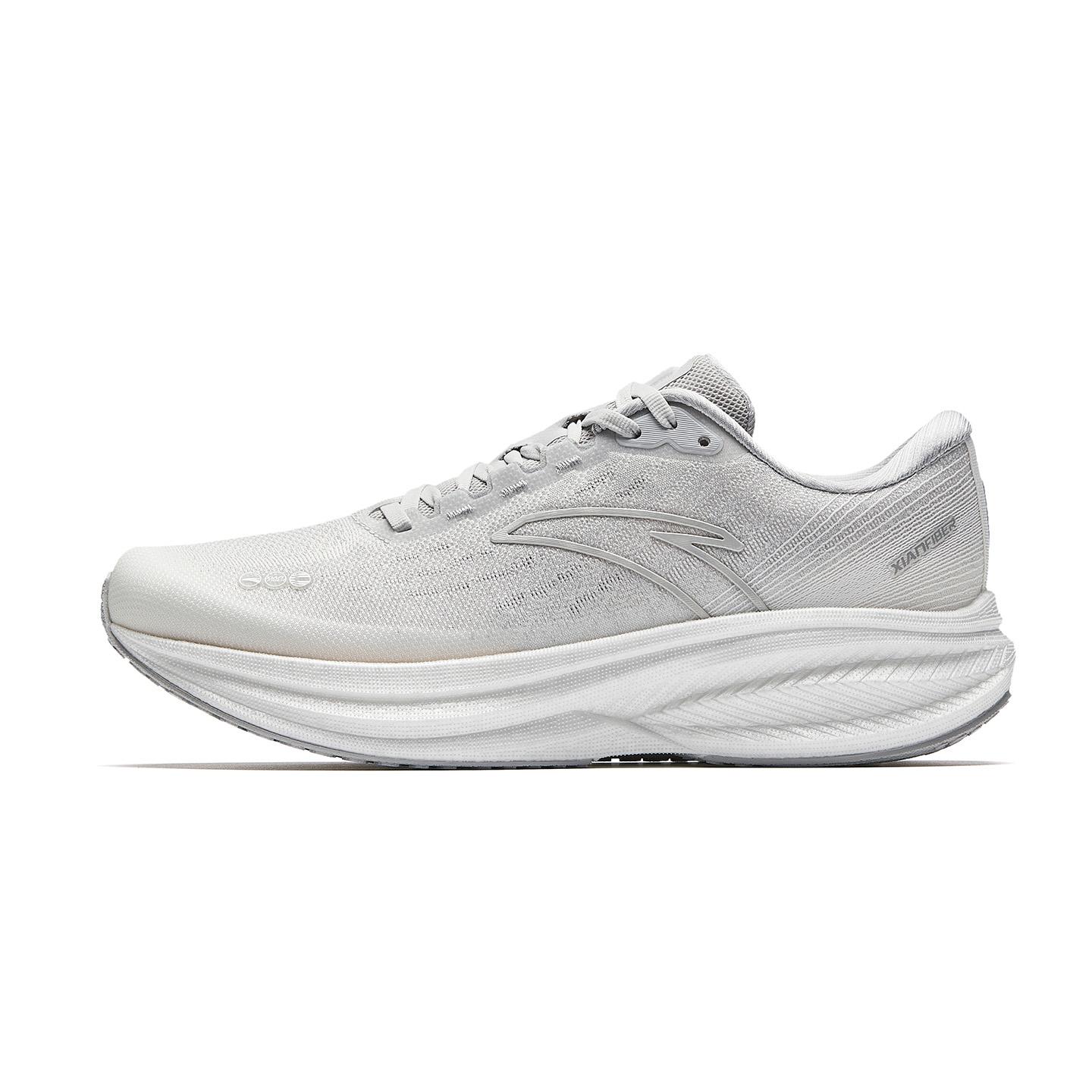 Anta Champion 3 V3 Running Shoes Chip Gray/Papyrus White Men s 912615593-3 42