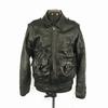Roberto Gellini Genuine Leather Rider’s Jacket with Epaulettes/Men’s Size M/42/Black/(USED)