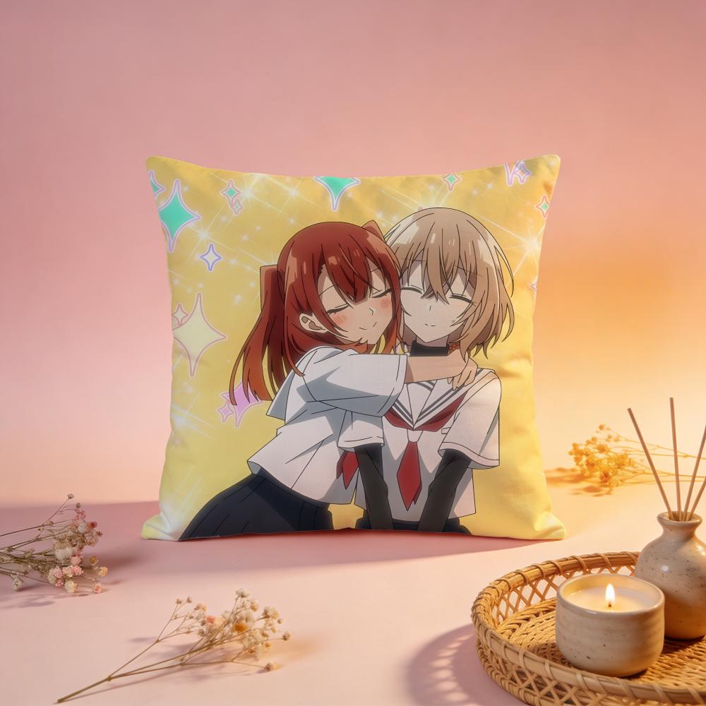 Fashion Wwatashi o Tabetai Hito de Nashiing Cushion Cover Comfortable Durable Pillow Cover MultiScene for Home Office Car Sofa