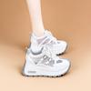 Small Man Thick-soled Height-increasing Forrest Gump Shoes Women's Summer New Mesh Breathable Korean Version Retro Versatile Dad Shoes