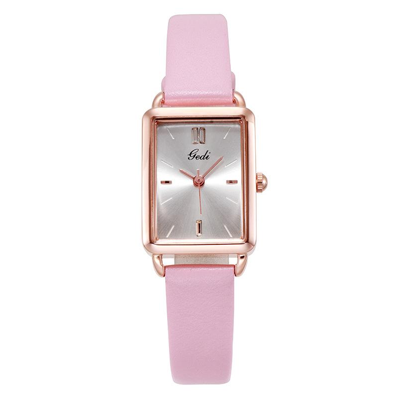 Retro Square Watch Women'S Watch Fashionable And Simple Student Watch Fresh And Versatile Waterproof Quartz Watch
