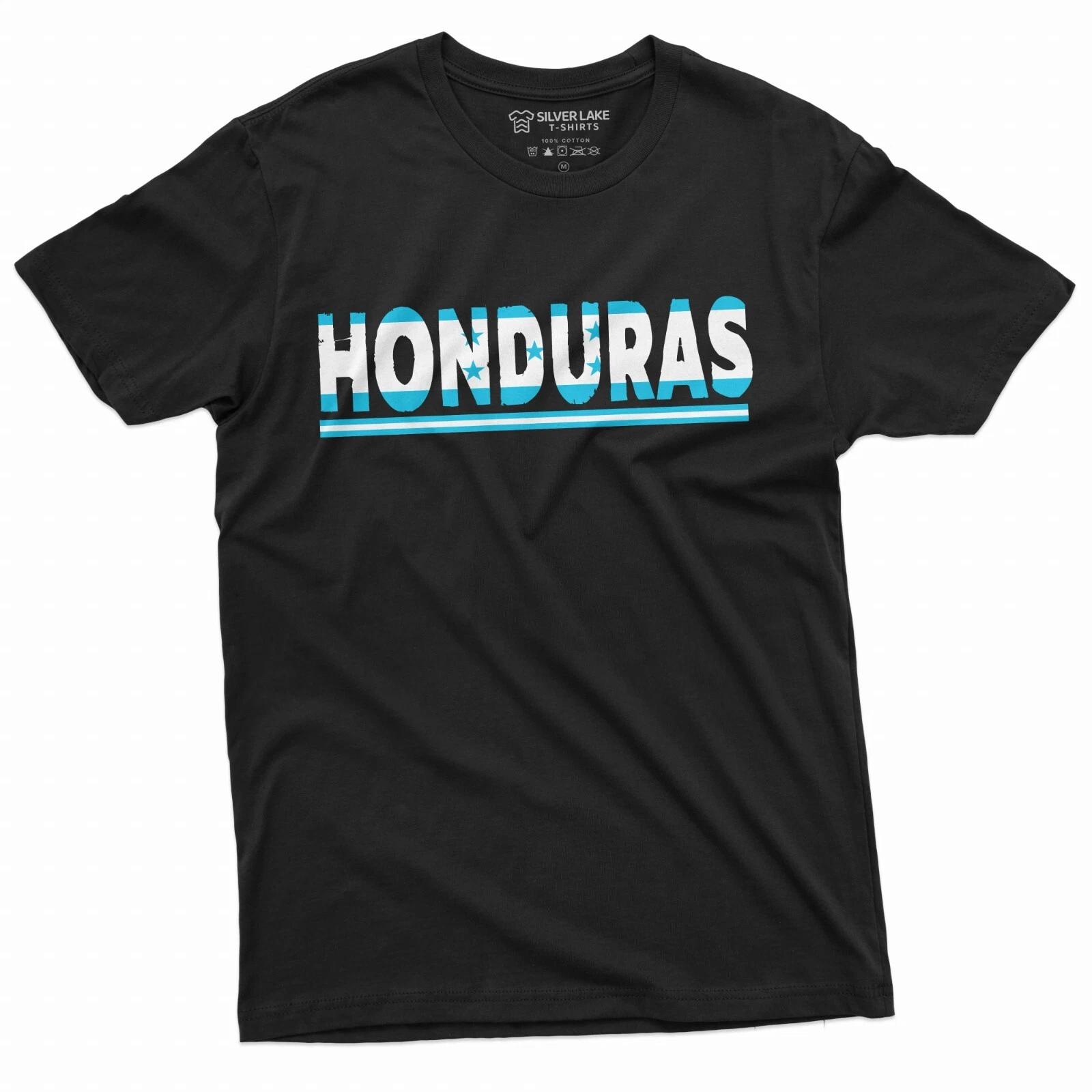 Honduras T-shirt República de Honduras Flag Coat of Arms Patriotic national Tee L