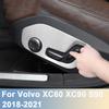 For Volvo XC60 XC90 S90 2018    ABS Car Seat Adjustment Switch Knob Panel Trim Covers Interior Moulding Accessories
