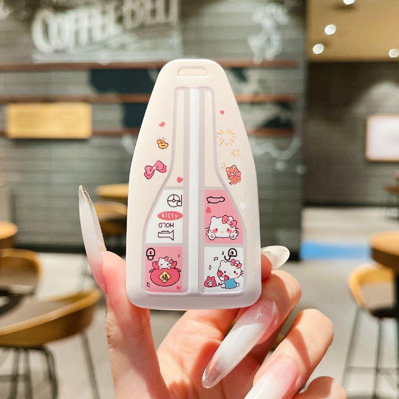 

2024 Protective Key Cover for Hongqi Models: HS5, HS3, H5, EQM5, H6, H7, H9, HQ9 - Cute Female Design