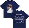 Sommer-Hit-Sängerin TINI Futtturas Album Popmusik Gothic Frühling Sommer 2026 Print Reines Baumwoll-Mode-Freizeit-T-Shirt y2k ins