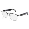 Smart Bluetooth Glasses Built in Microphone and Speaker Voice Control Smart Wireless Sunglasses for Outdoor Silver