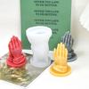 3D Prayer Gesture Candle Silicone Mold Handmade Hand in Hand Buddha Hand Aromatherapy Molds Gypsum Crafts Desktop Ornament