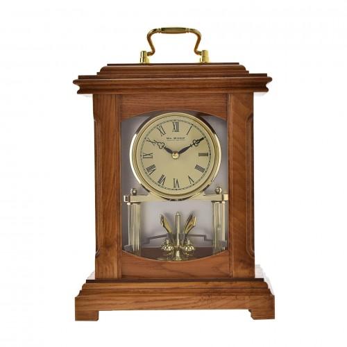 William Widdop Wood Mantel Clock