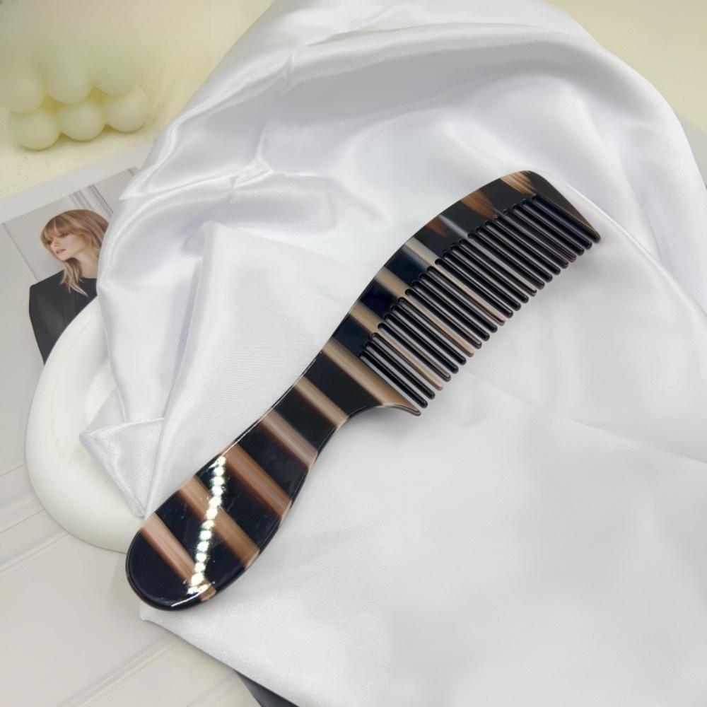 Leopard Print Acetate Comb Hair Styling Tool Hairdressing Combs Hair Care Makeup Comb  Dormitory