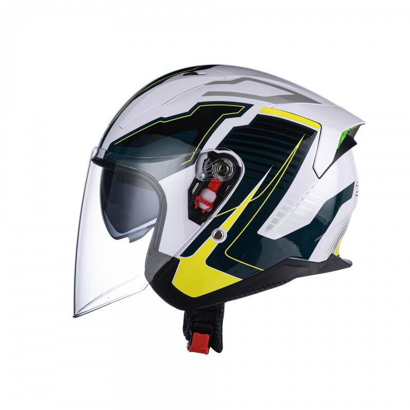Motorcycle Helmets Half-helmets Men Women Built-in Double Lenses Covered Motorcycles Three-quarters Riding Electric Vehicles