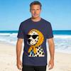 Retro Unisexs Dalmatian Print Tshirt Male Classic Tshirts Summer O Neck Harajuku Tees Printed Big Size Clothes