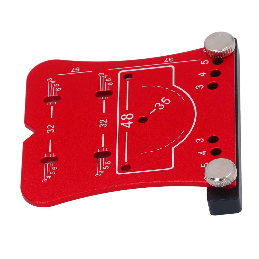 35mm Hinge Hole Jig Aluminum Alloy Drilling   Template Woodworking Punching Locator for Cabinet Door