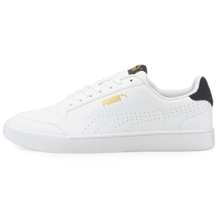 Puma Shuffle Perf Leather Slip Resistant Durable Low Top Skate Shoes Unisex Sneakers 380150-06