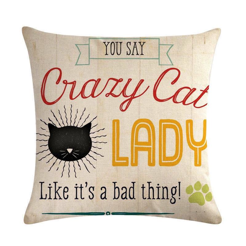 

Stylish And Comfortable Cotton Linen Cushion Cover With Invisible Zipper G