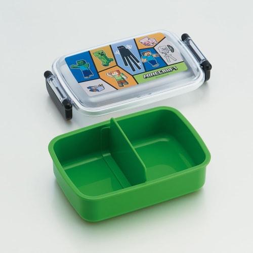 Skater Children's Lunch Box 1 Tier 450ml Fluffy Dome Shape Antibacterial Children's Made in Japan Minecraft 25 Minecraft Boys RBF3ANAG