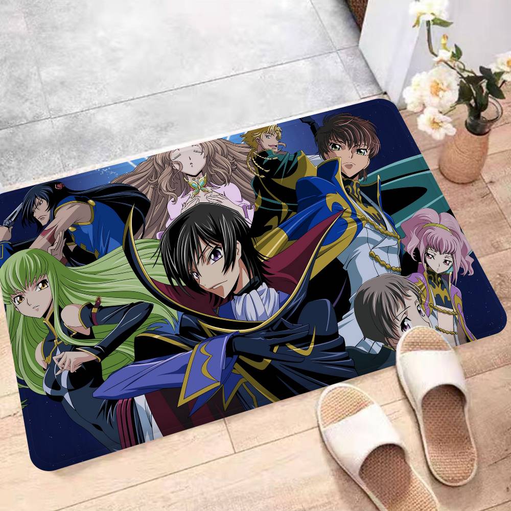 Anime Julius Kingsley Code Geass Floor Mat Cheaper Anti-slip Modern Living Room Balcony Printed Bedside Mats