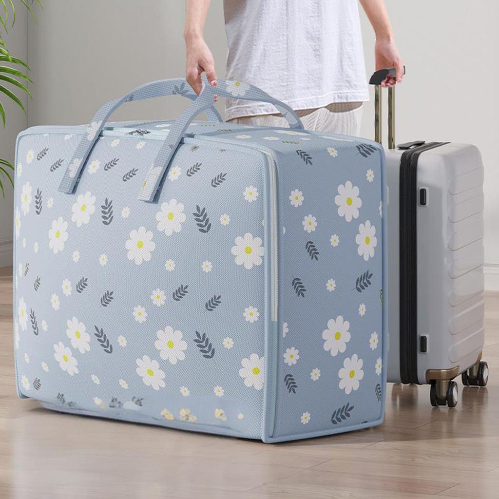 Sturdy Nonwoven Storage Bag for Relocating Large Capacity Clothes Container With Reinforced Double Seal