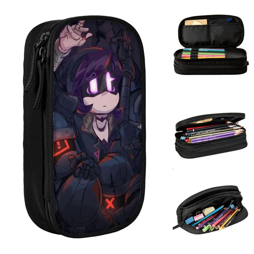 Murder Drones Pencil Case Lovely Uzi Doll Art Pen Box Bag for Student Big Capacity School Supplies Gifts Pencil Pouch