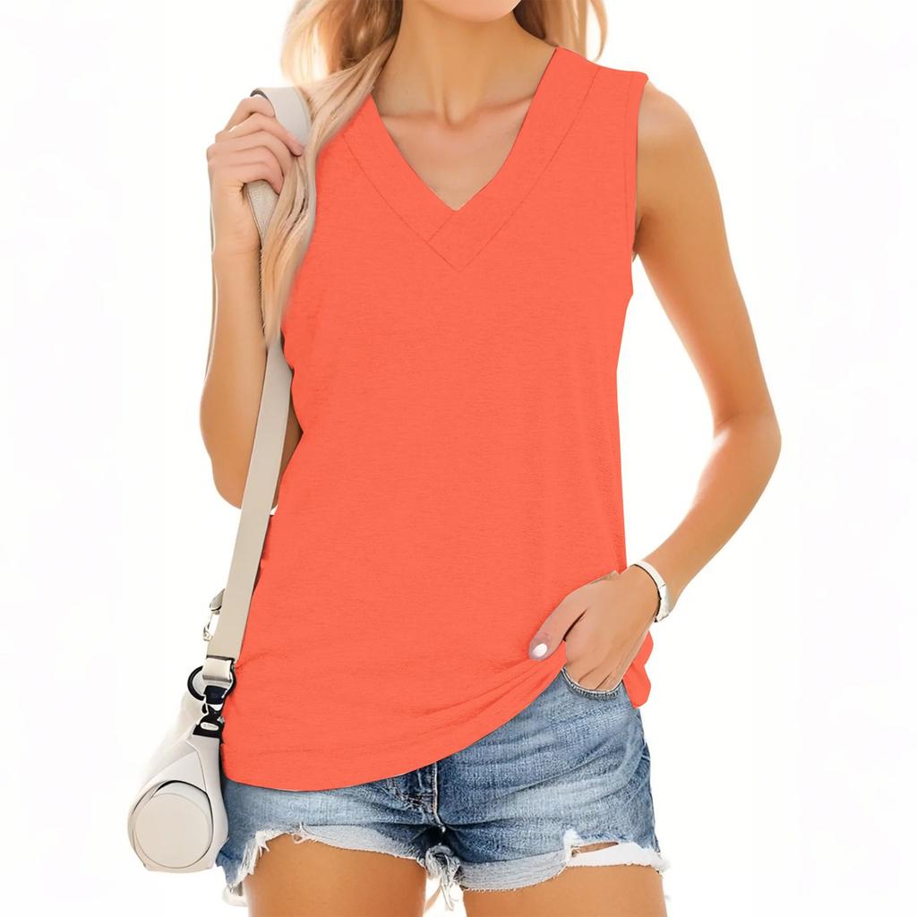 Moteriškos mados kasdieninės universalios tekstūros plonos vasarinės liemenės viršus