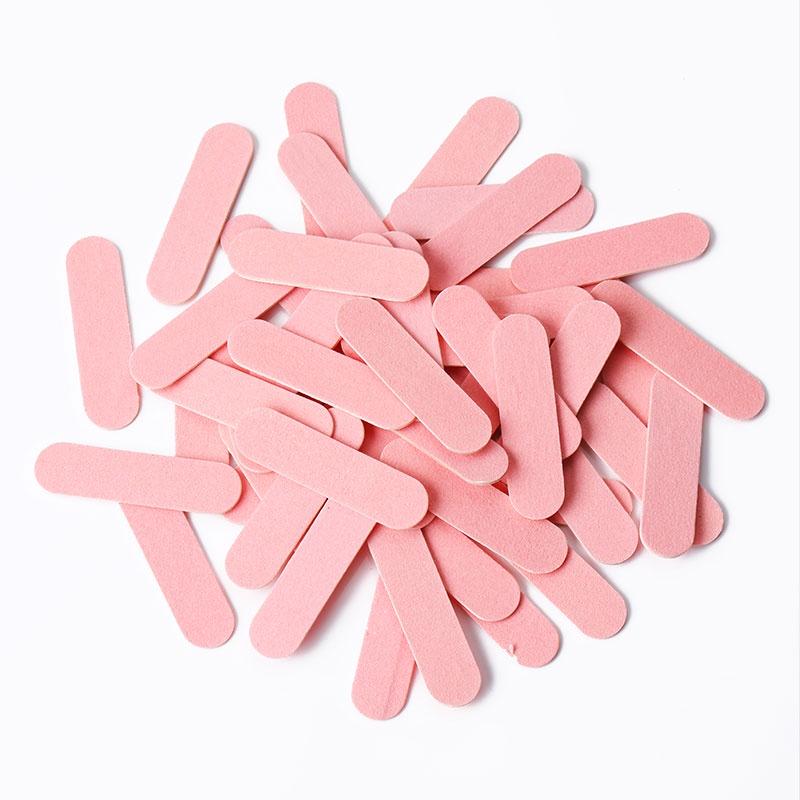 50pcs/pack Double Side Nail Files Mini Wood Sanding Buffer Block Set Professional Nail Art Tools