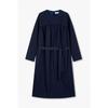 Shirring Dress With Back Neck Tie Ribbon  9105341115ar 