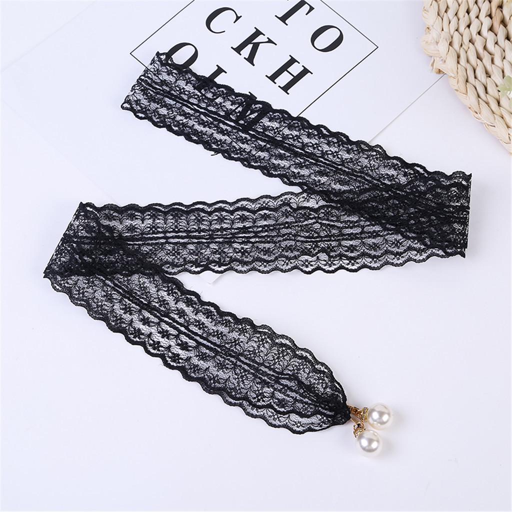Ladies Fashion Lace Belt Dress Belts Thin Buckle Waist Chain