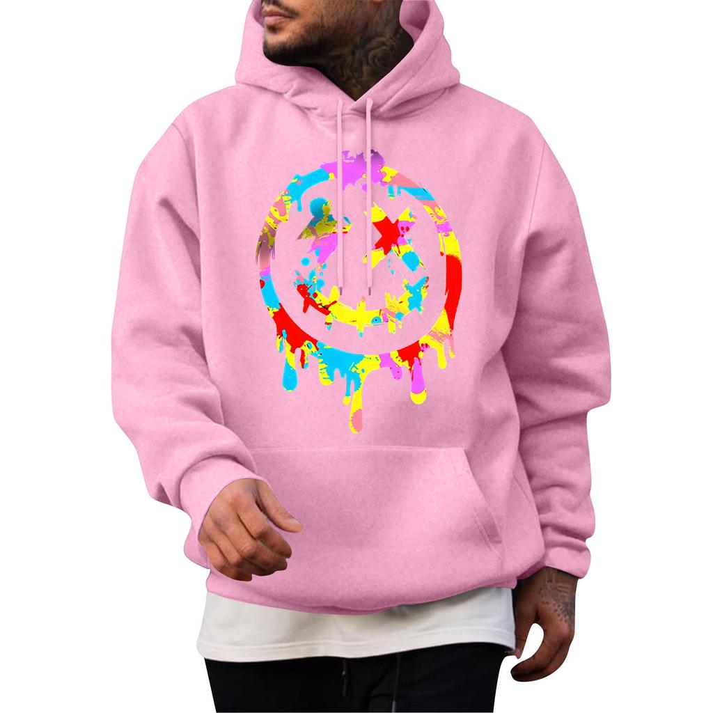 Men's Casual Hoodie Fashion Sweatshirt With Hood Leisure Tops Teenager Streetwear Fashion Long Sleeve Shirt Warm