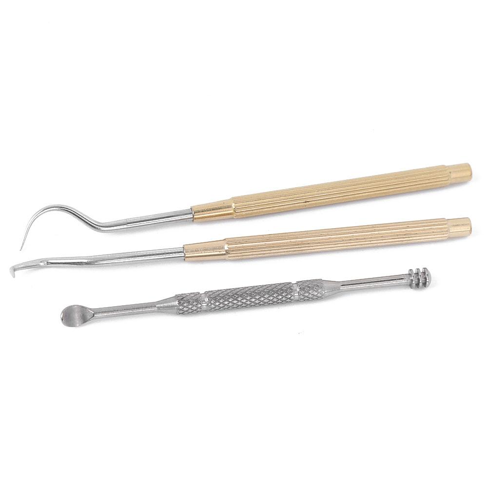 Metal Toothpick Earpick Kit Portable Keychain Multitool Ear Cleaner Spoon Teeth Cleaning Set