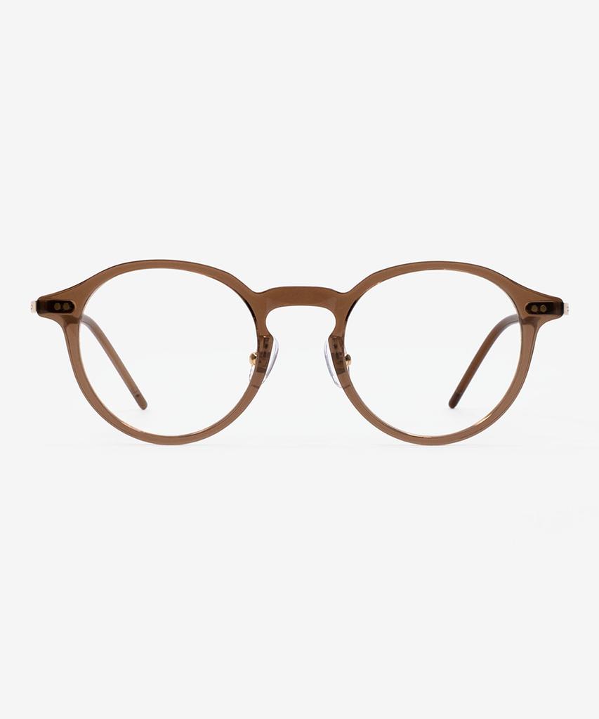 Weeoweeo Melo 03 Crystal Brown Blue Light Blocking Glasses