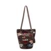 Personalized summer new fashion trend casual shoulder bag 2025 niche design texture women's foreign gas bucket bag