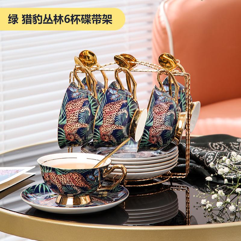 Bone China Creative Coffee Cup Saucers Set for English Afternoon Tea Party Home Decoration Mug Drinking Set