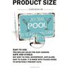 Metal Wall Art Retro Poolside Decor Vintage Cocktail Party Plaque Home Bar Art Swimming Pool Wall Sign Leisure Man Cave Gift
