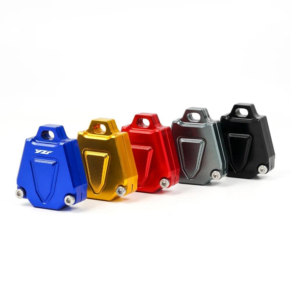 Für YZF R1 R3 R6 YZFR1 YZFR3 YZFR6 Aluminiumlegierung Motorradschlüsselabdeckung Schale Hülle Schutzkappe Zubehör