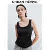 UR 2025 Autumn Women's Simple Pleated Sleeveless Vest
